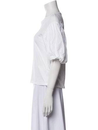 A.L.C. Scoop Neck Short Sleeve T-Shirt