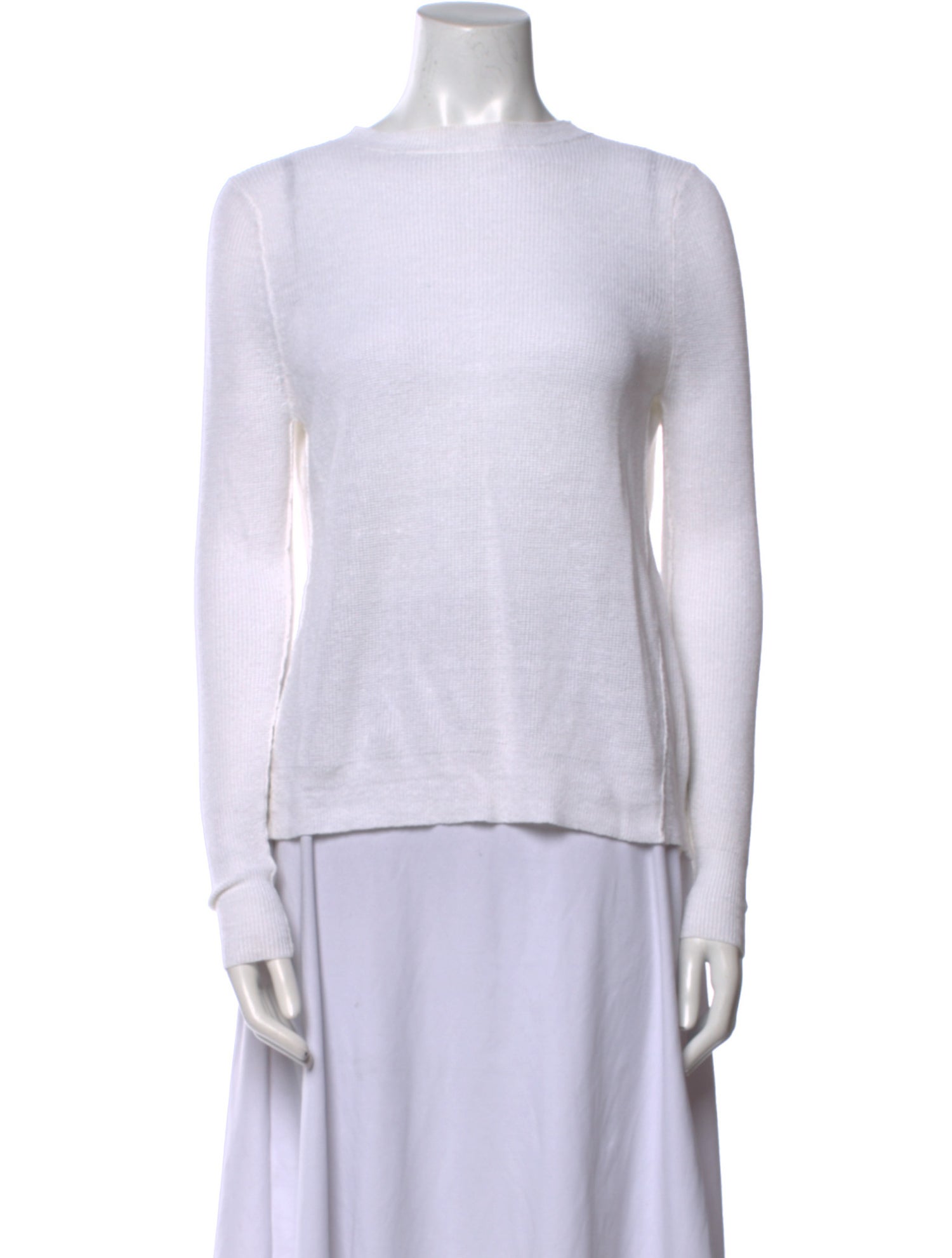 A.L.C. Linen Scoop Neck Top
