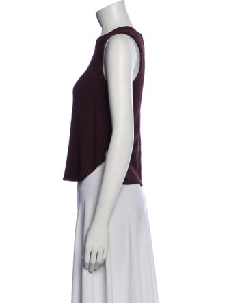 A.L.C. Crew Neck Sleeveless Crop Top