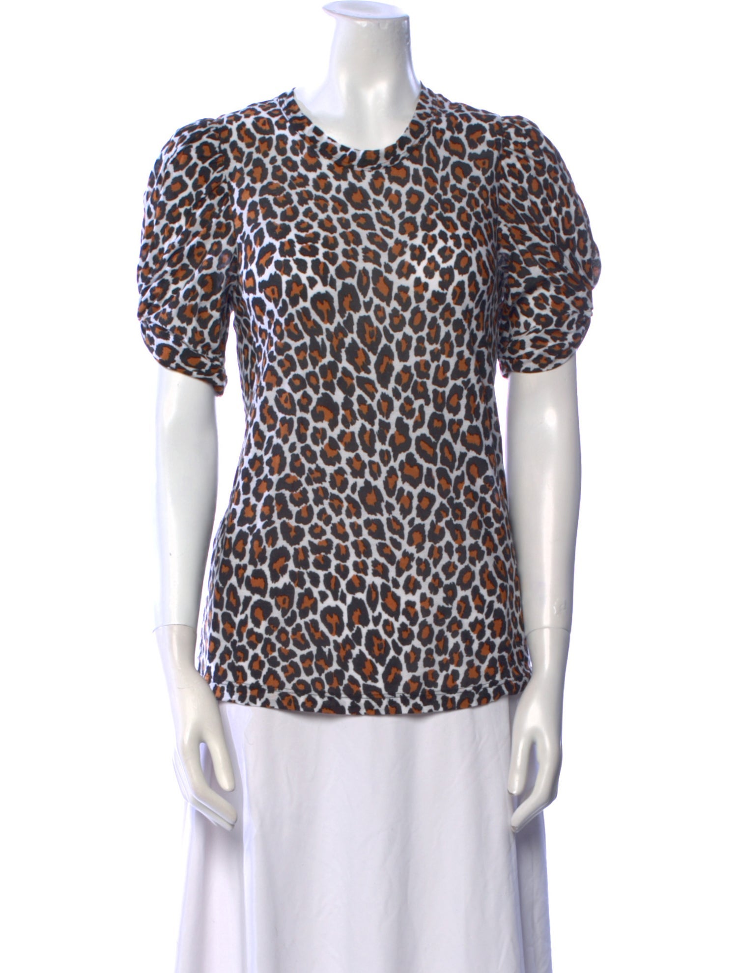 A.L.C. Animal Print Crew Neck T-Shirt w/ Tags