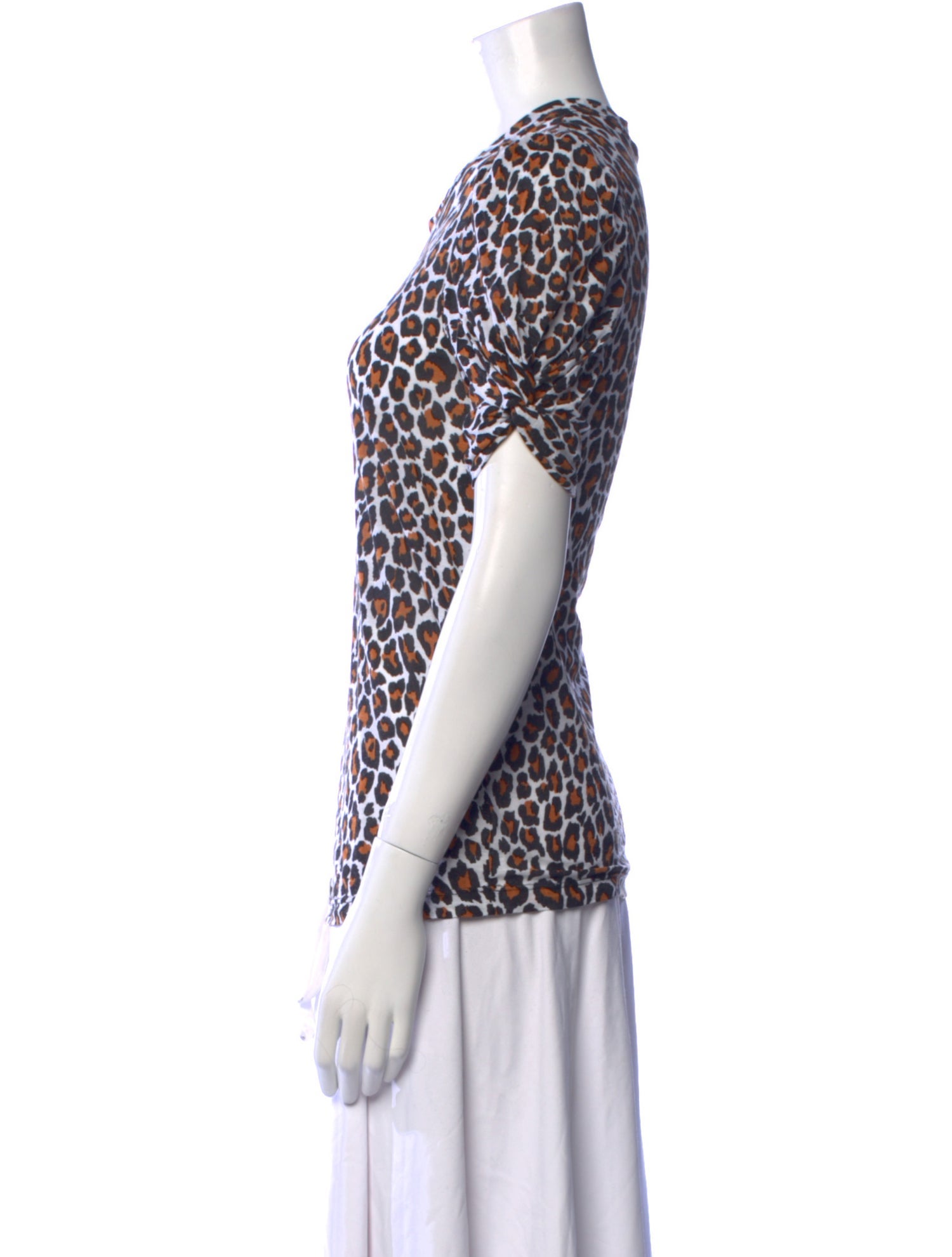 A.L.C. Animal Print Crew Neck T-Shirt w/ Tags