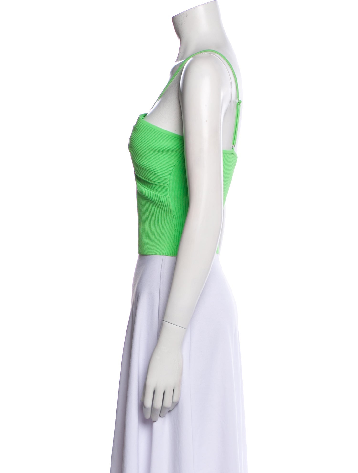 A.L.C. V-Neck Sleeveless Crop Top
