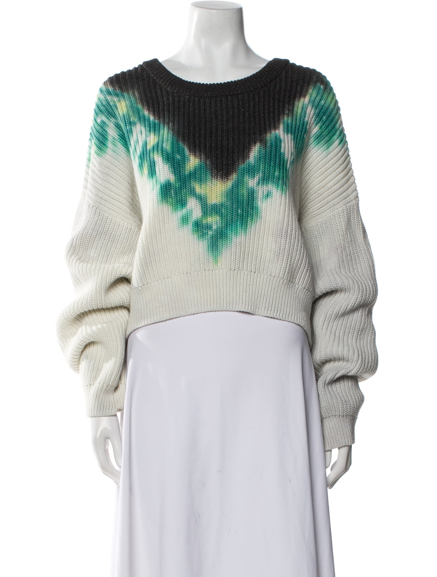 A.L.C. Printed Scoop Neck Sweater