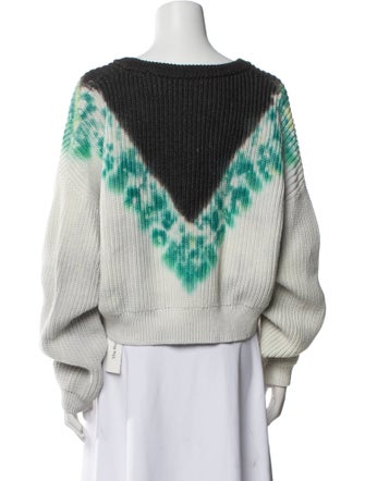 A.L.C. Printed Scoop Neck Sweater