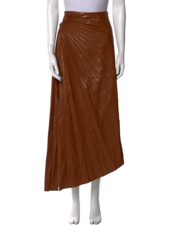A.L.C. Pleated Accents Long Skirt