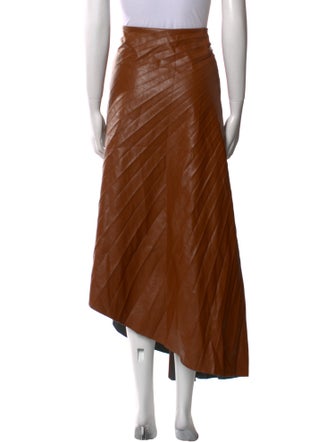 A.L.C. Pleated Accents Long Skirt