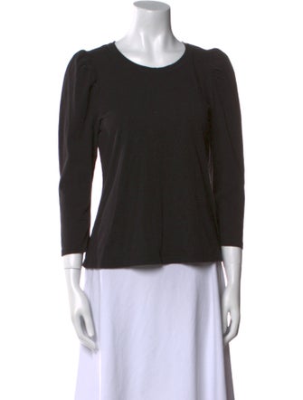 A.L.C. Scoop Neck Three-Quarter Sleeve T-Shirt