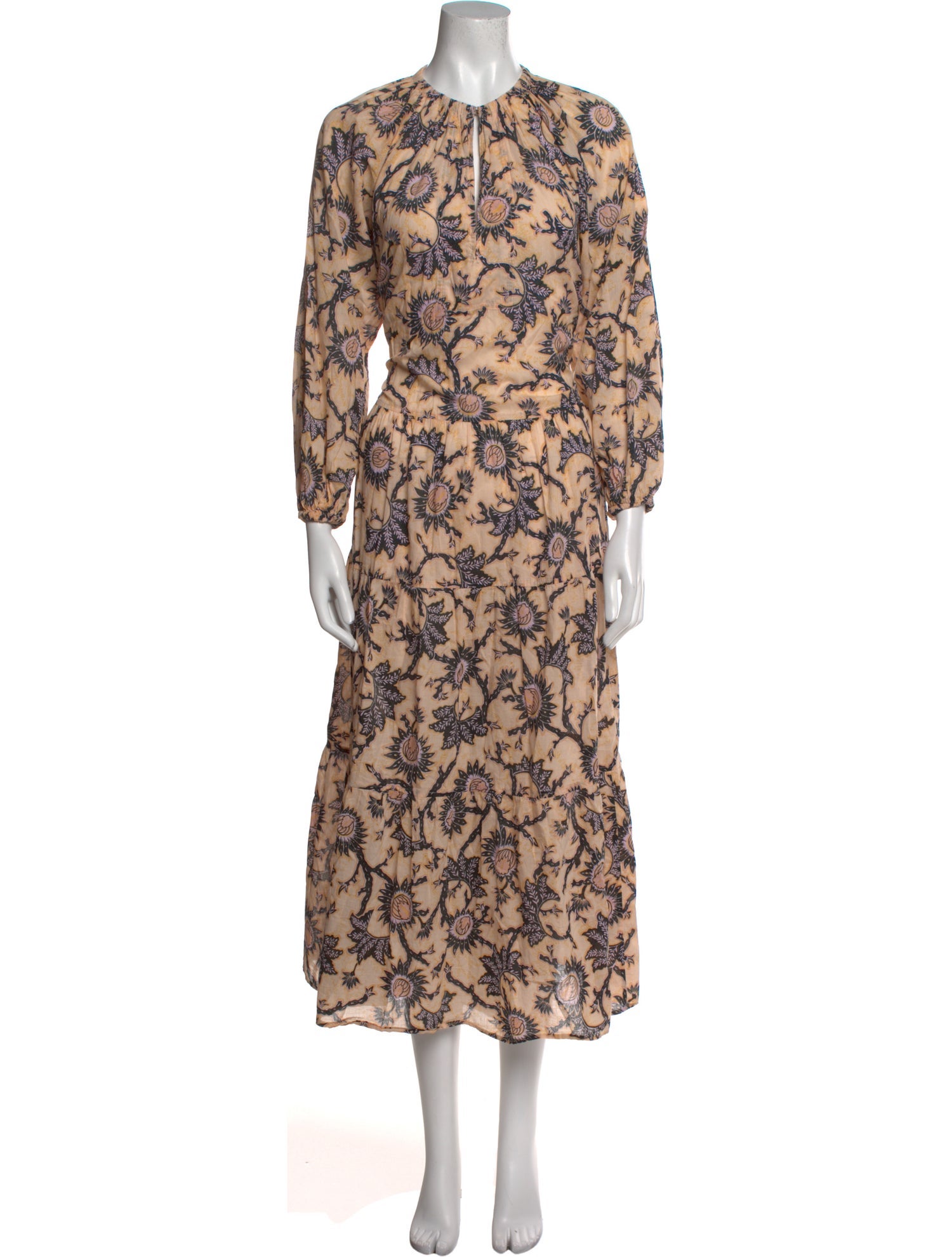 A.L.C. Floral Print Long Dress