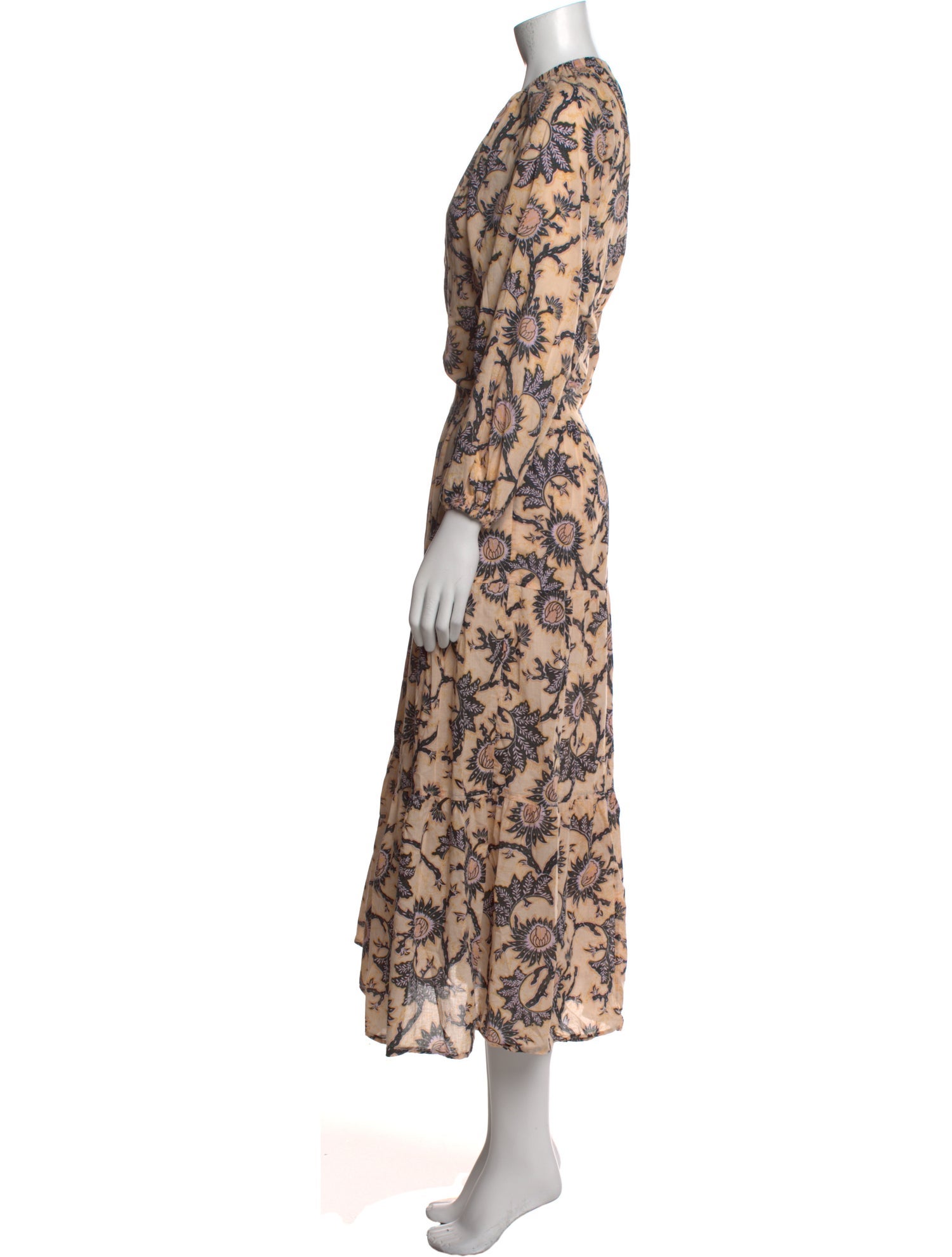 A.L.C. Floral Print Long Dress