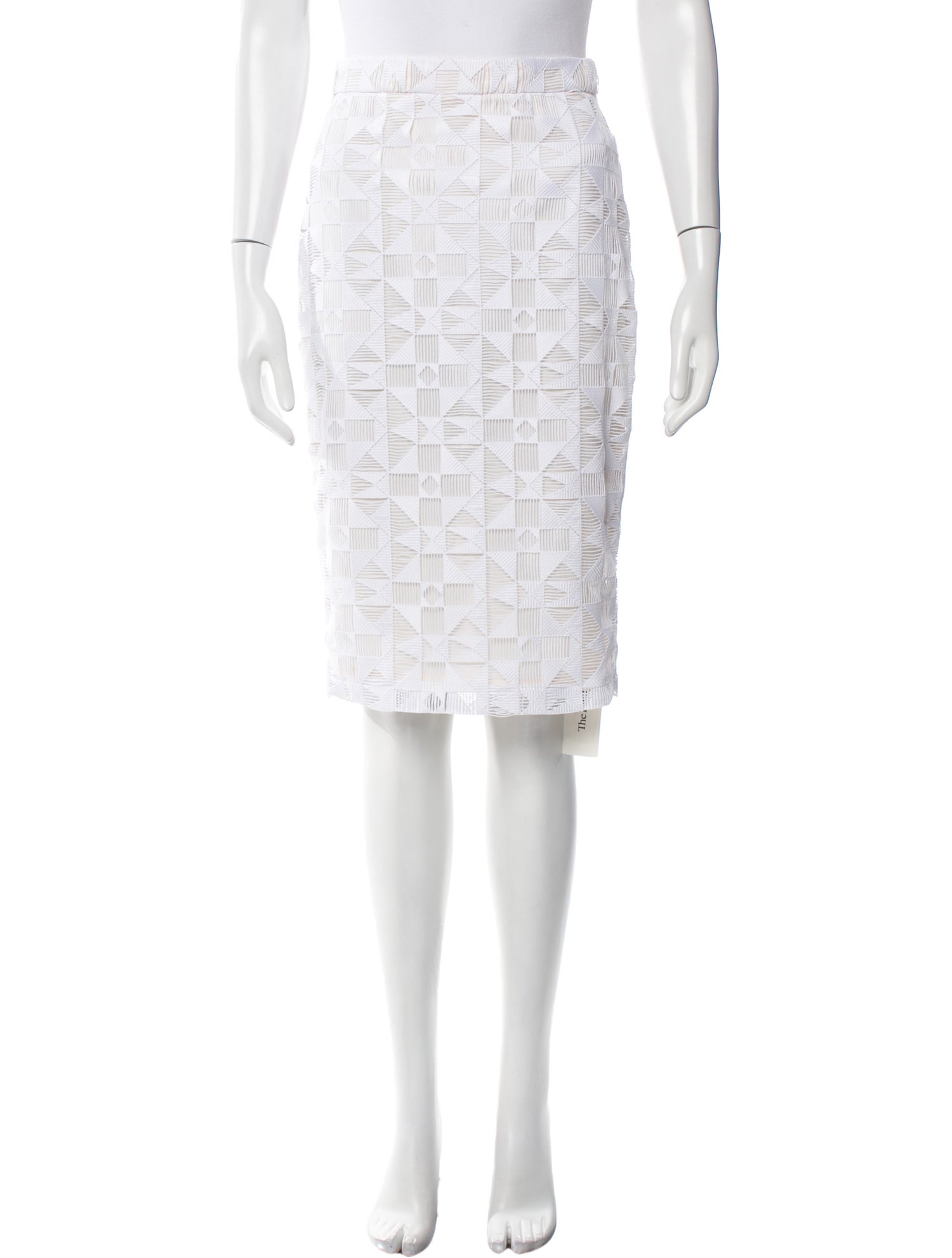 A.L.C. Lace Pattern Knee-Length Skirt