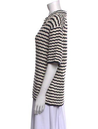 A.L.C. Striped V-Neck Sweater