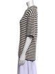 A.L.C. Striped V-Neck Sweater