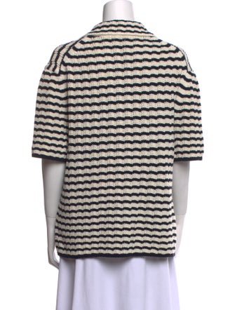 A.L.C. Striped V-Neck Sweater