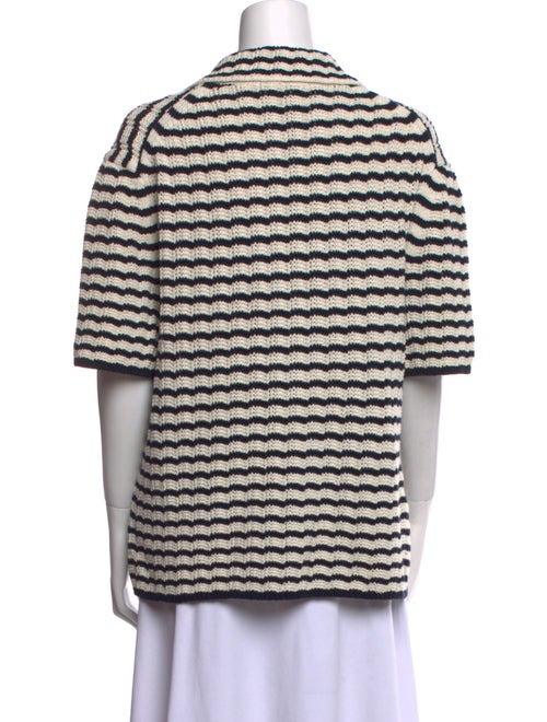 A.L.C. Striped V-Neck Sweater