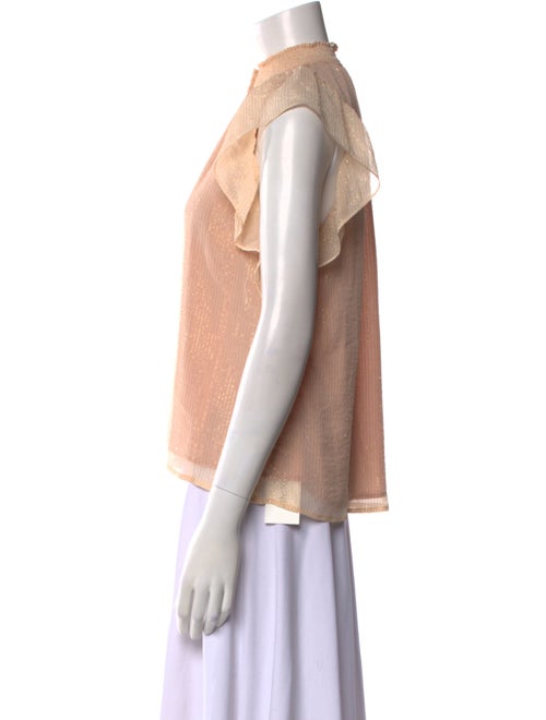 A.L.C. Silk Mock Neck Blouse