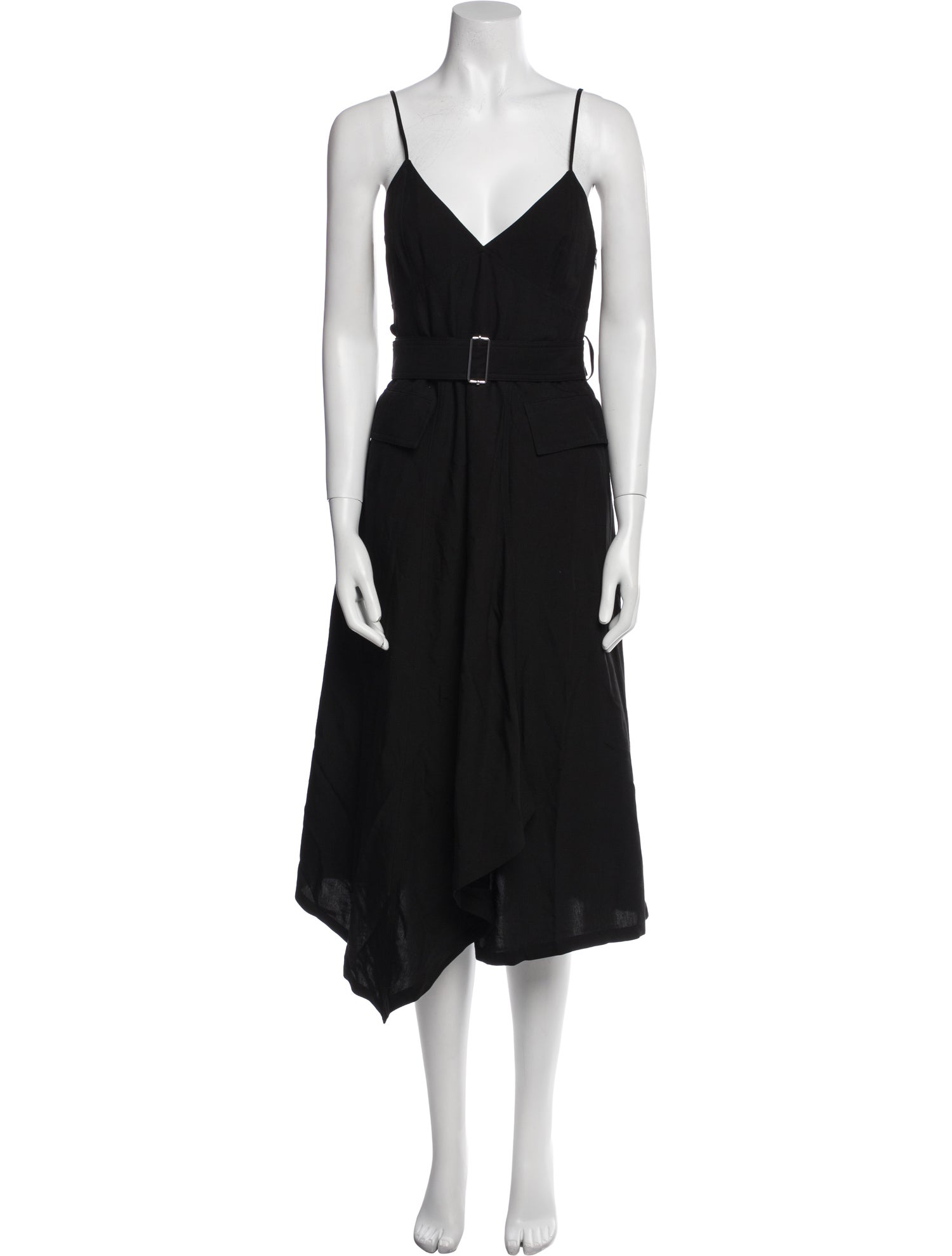 A.L.C. V-Neck Midi Length Dress