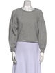 A.L.C. Scoop Neck Long Sleeve Sweatshirt