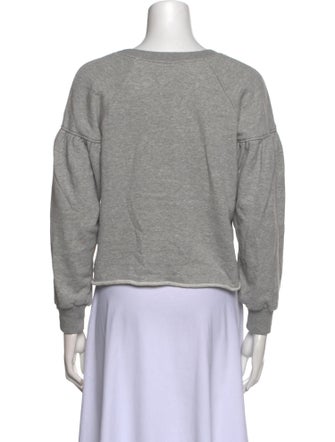 A.L.C. Scoop Neck Long Sleeve Sweatshirt