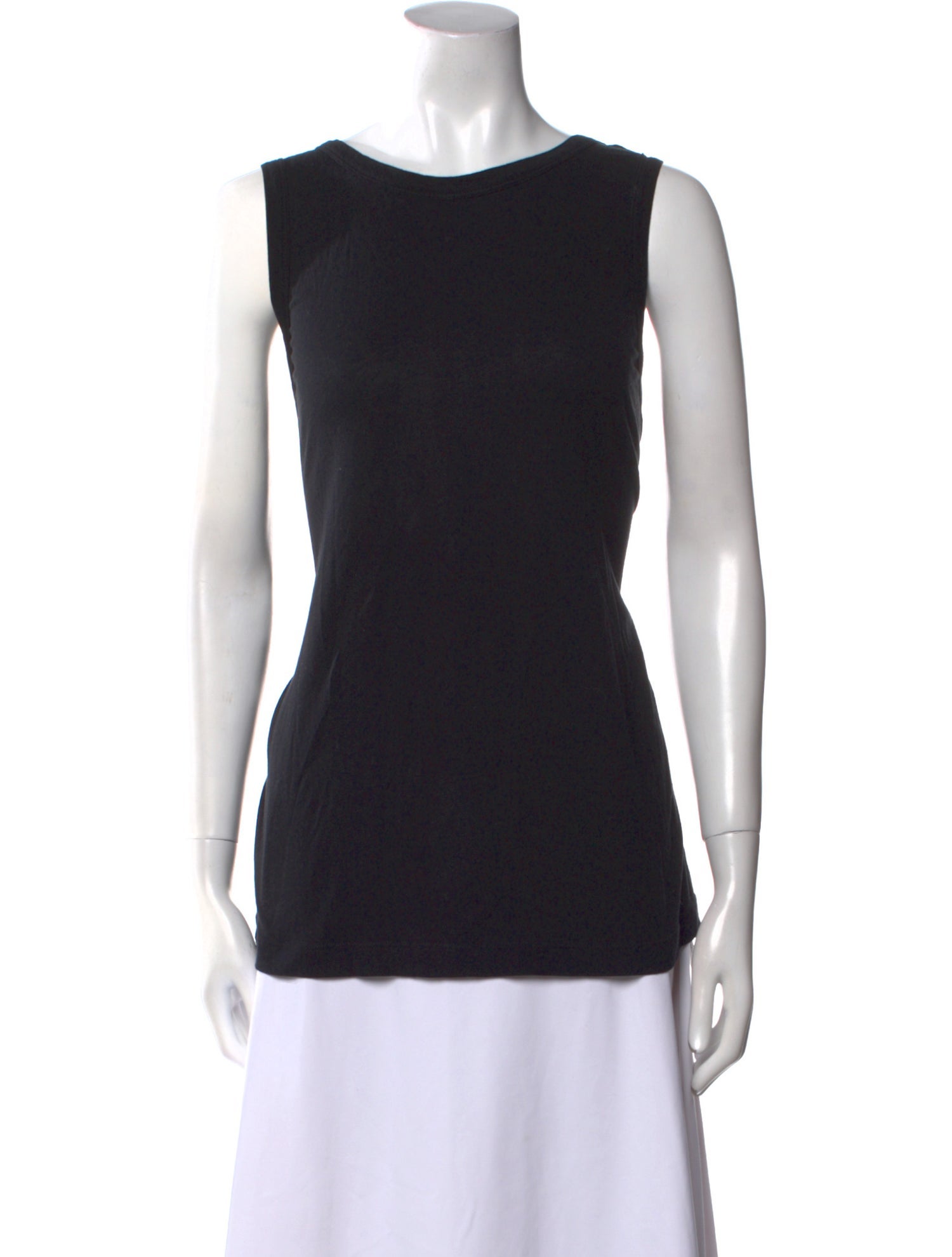 A.L.C. Bateau Neckline Sleeveless Top