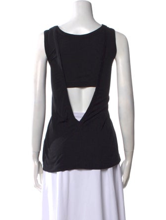 A.L.C. Bateau Neckline Sleeveless Top