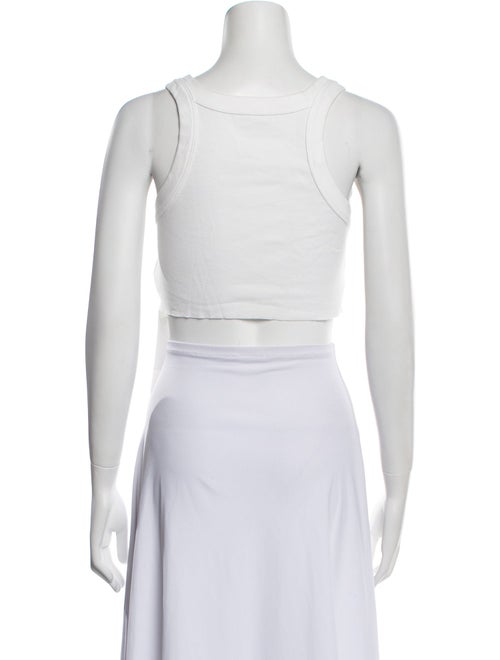 A.L.C. Scoop Neck Sleeveless Crop Top