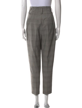 A.L.C. Plaid Print Skinny Leg Pants