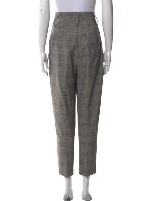 A.L.C. Plaid Print Skinny Leg Pants