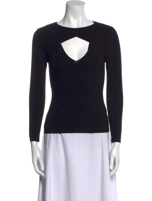 A.L.C. Scoop Neck Long Sleeve Top