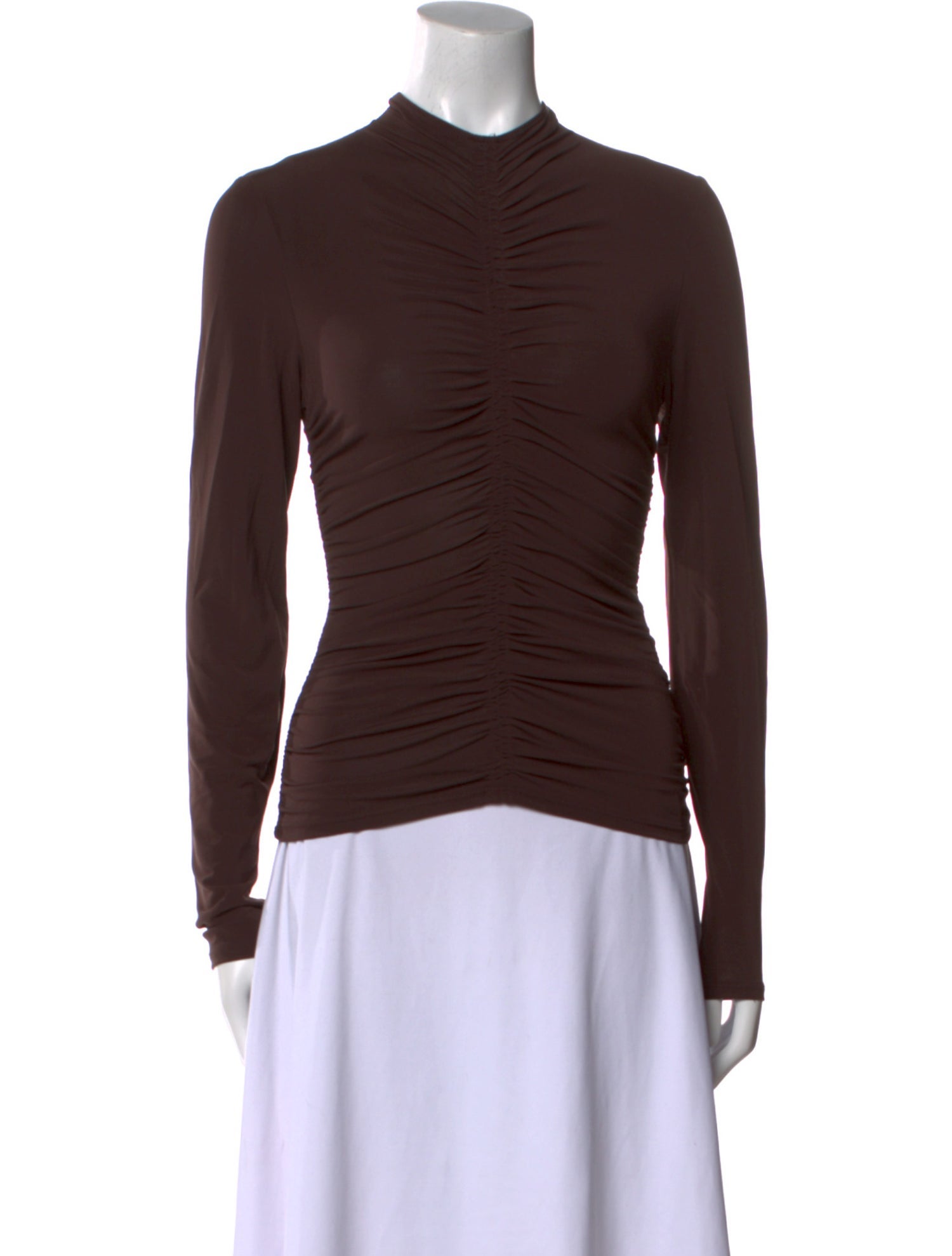 A.L.C. Mock Neck Long Sleeve Top