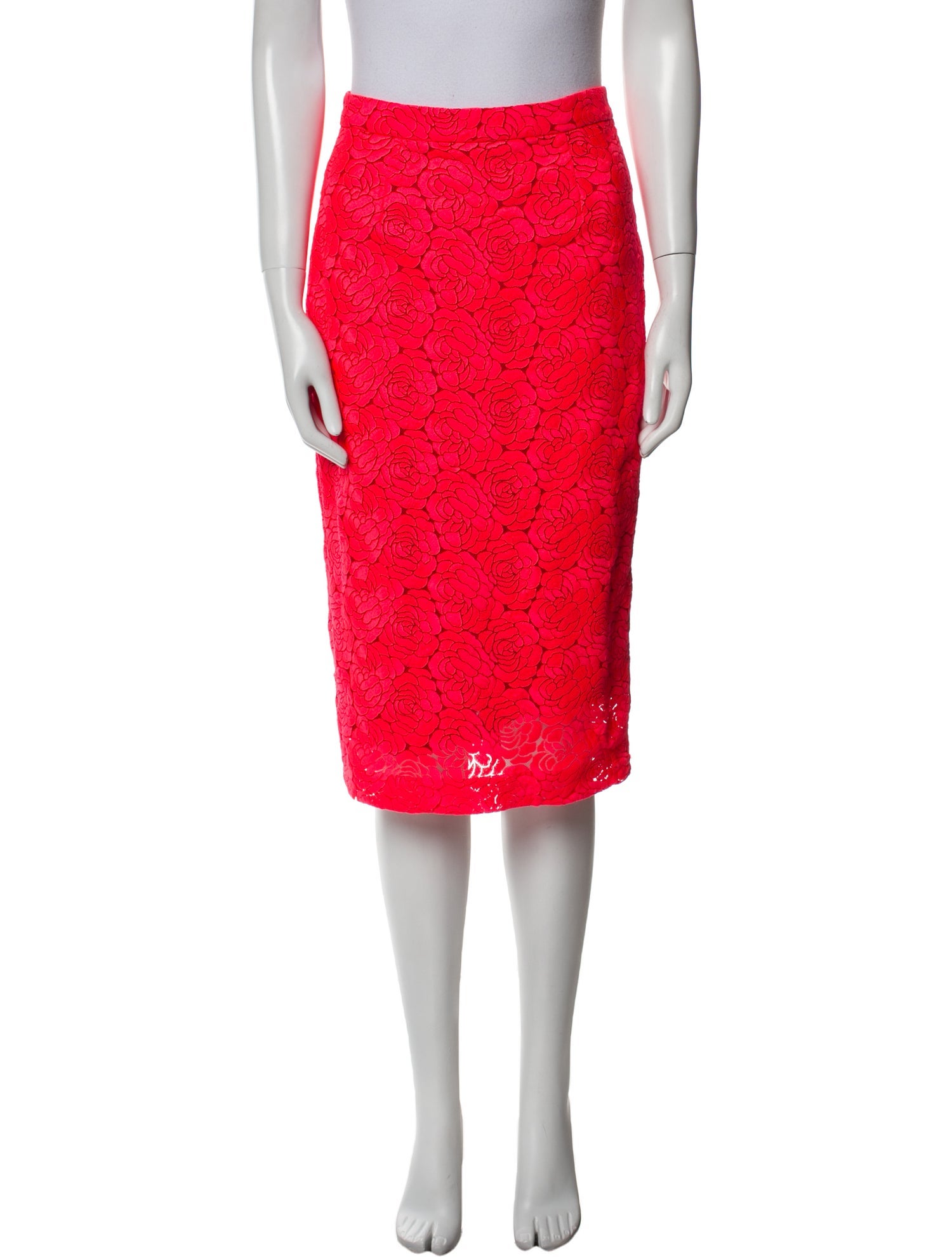 A.L.C. Lace Pattern Knee-Length Skirt