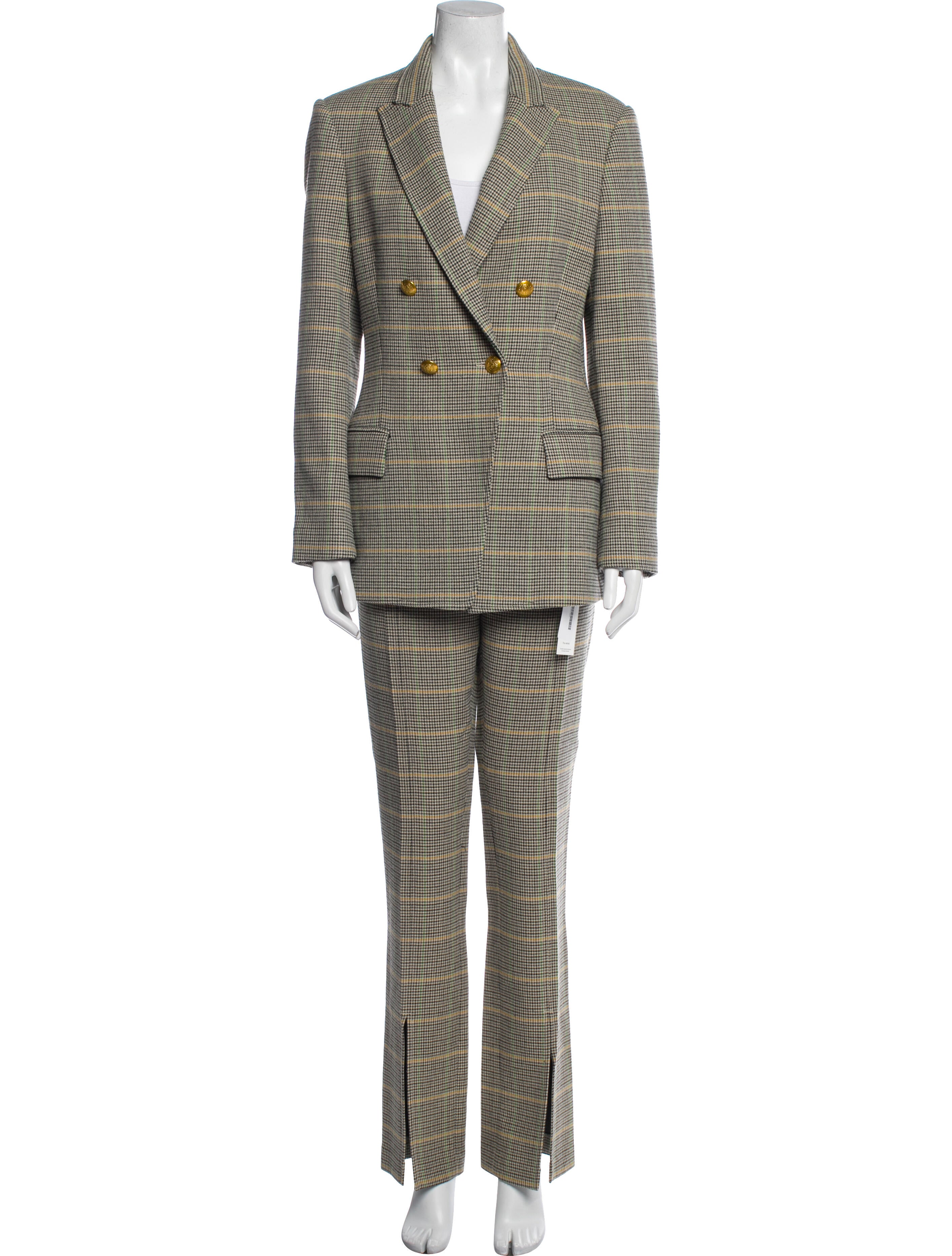 A.L.C. Houndstooth Print Pantsuit