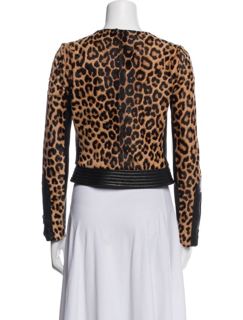 A.L.C. Fur Animal Print Jacket