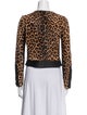 A.L.C. Fur Animal Print Jacket