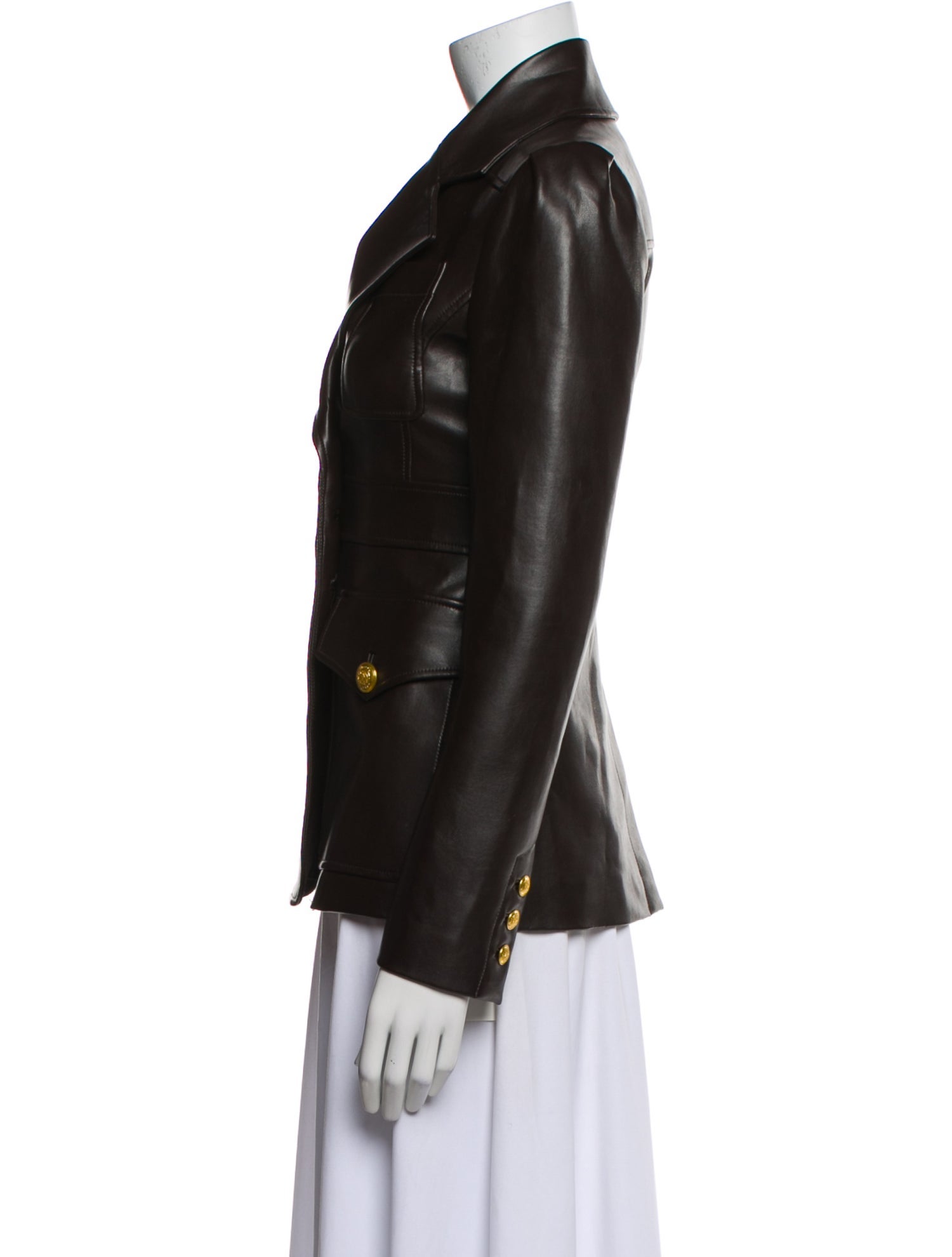 A.L.C. Faux Leather Blazer