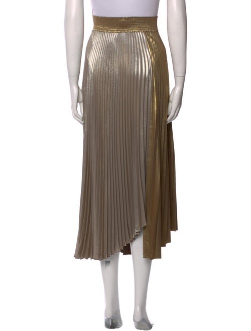 A.L.C. Pleated Accents Midi Length Skirt