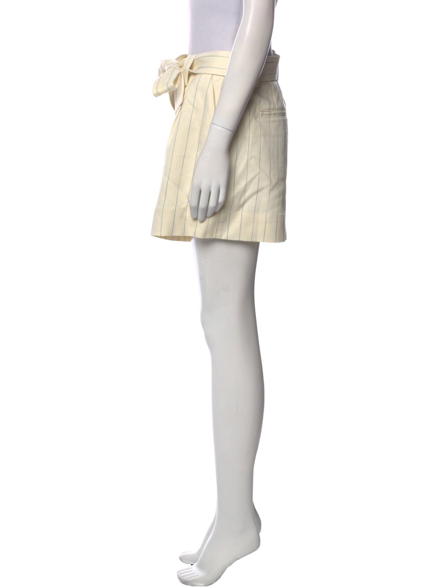 A.L.C. Striped Mini Shorts