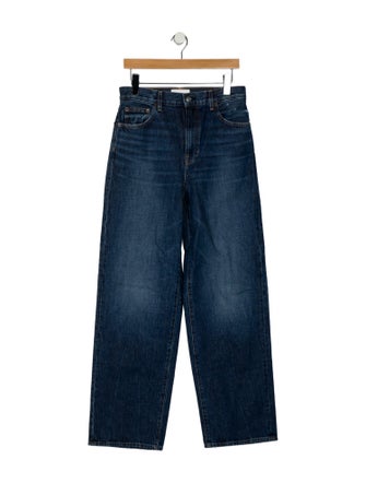A.L.C. High-Rise Wide Leg Jeans