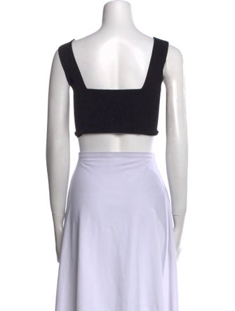 A.L.C. Square Neckline Sleeveless Crop Top
