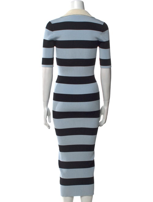 A.L.C. Striped Midi Length Dress