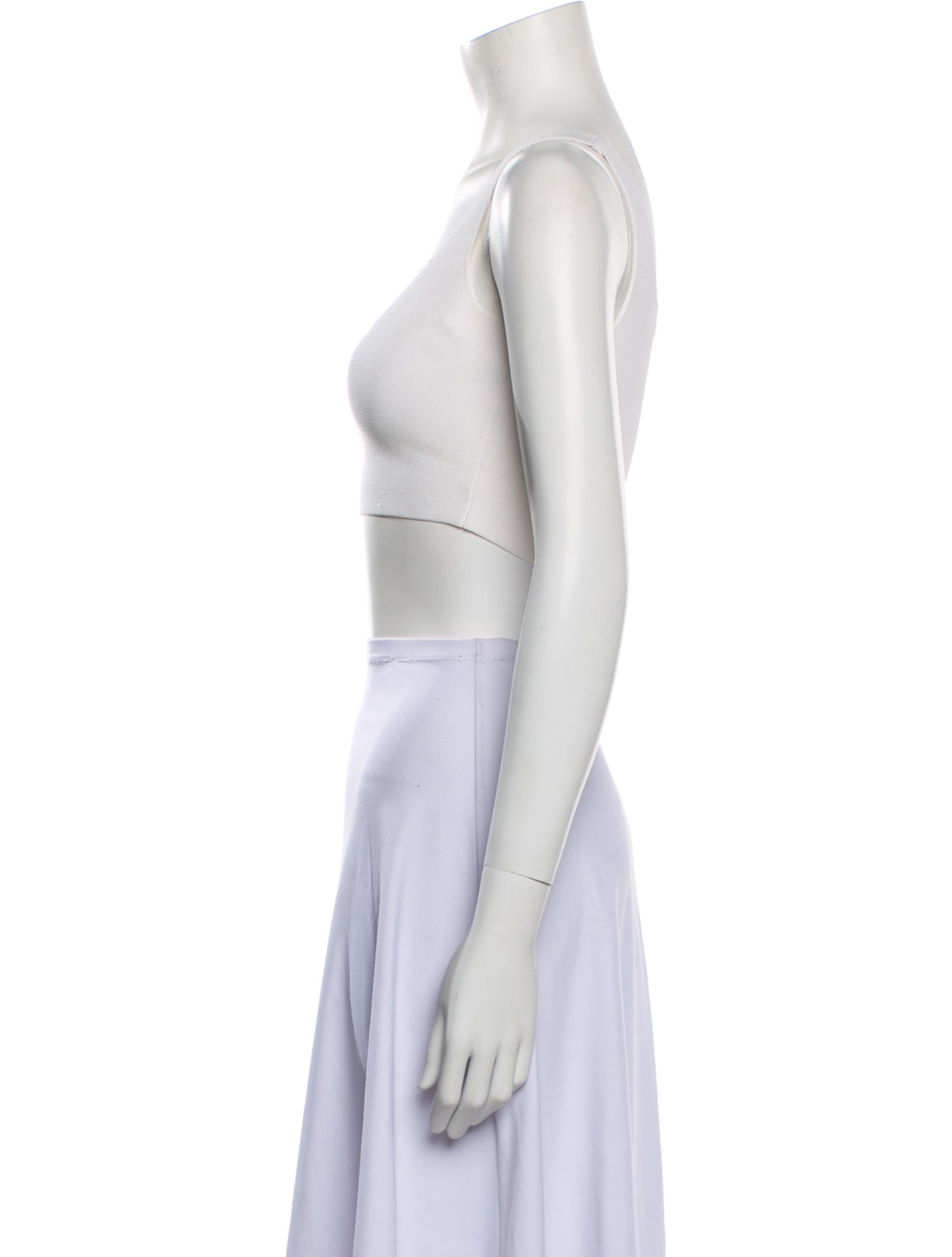 A.L.C. Square Neckline Sleeveless Crop Top