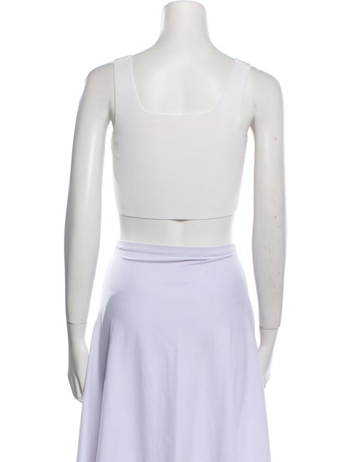 A.L.C. Square Neckline Sleeveless Crop Top