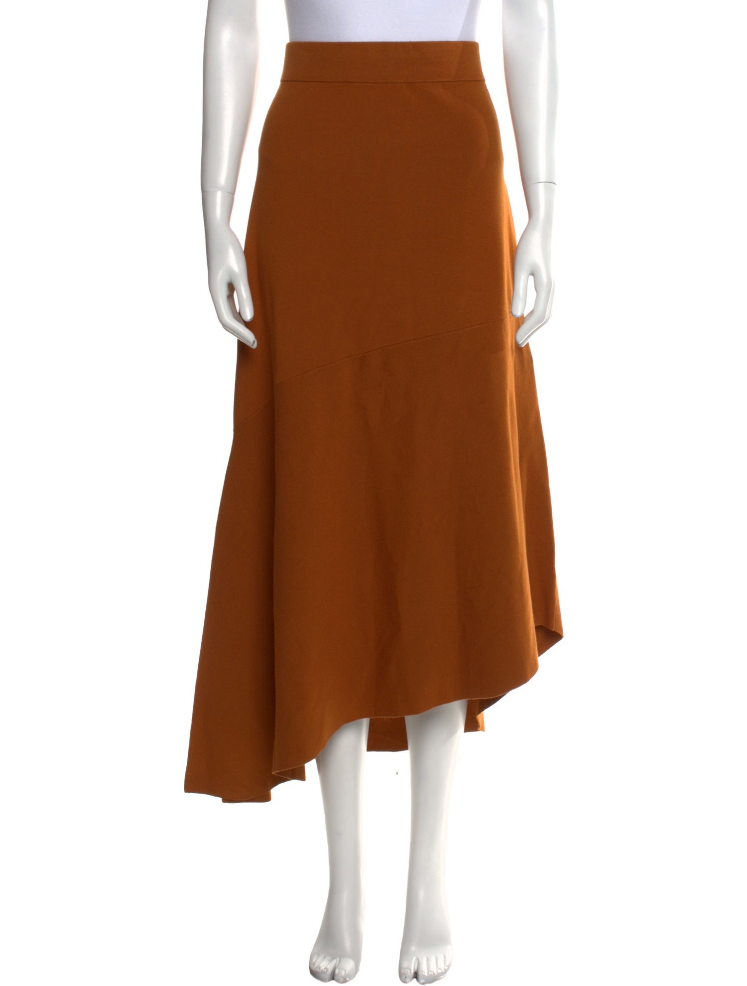 A.L.C. Ruffle Embellishment Midi Length Skirt