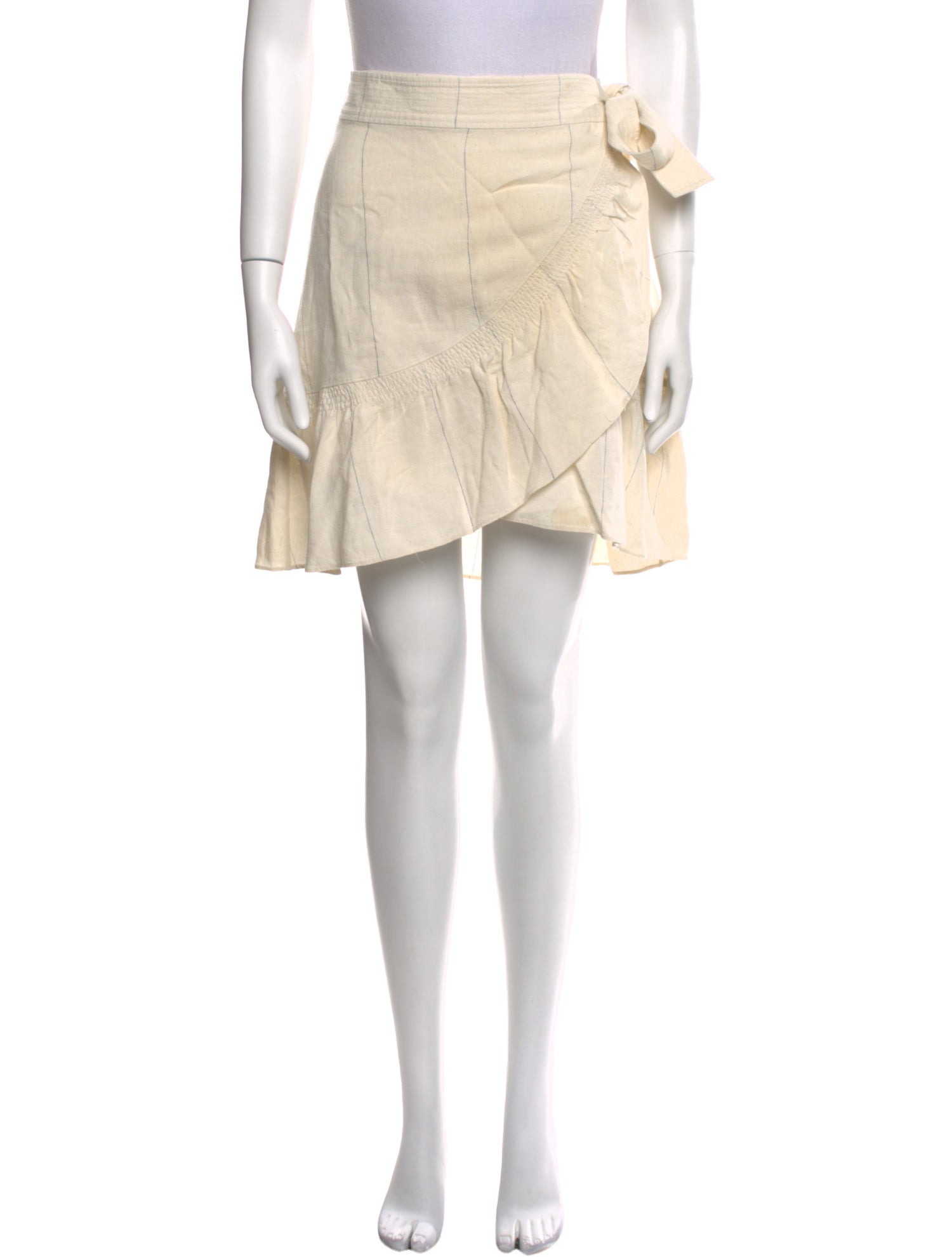 A.L.C. Linen Knee-Length Skirt