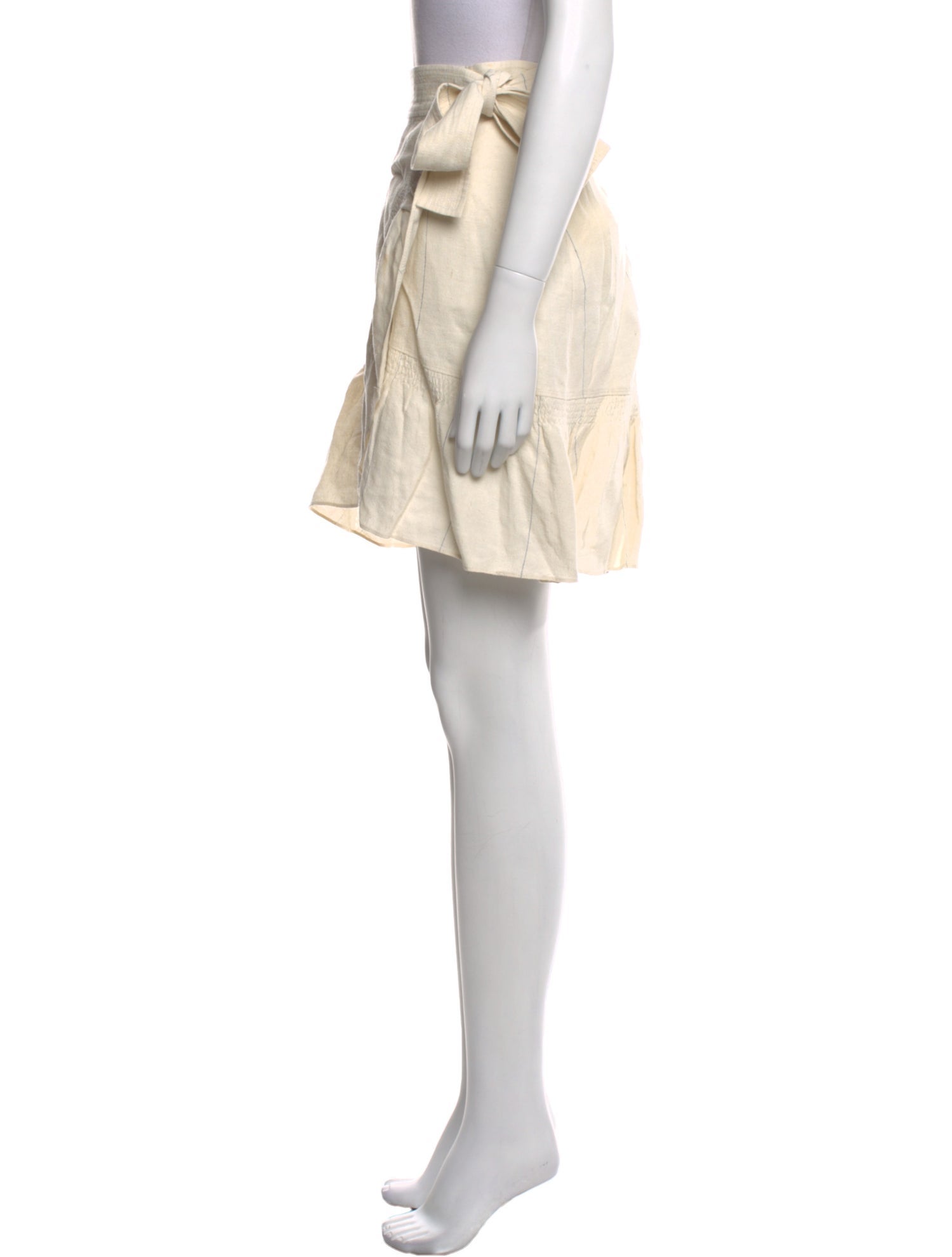 A.L.C. Linen Knee-Length Skirt