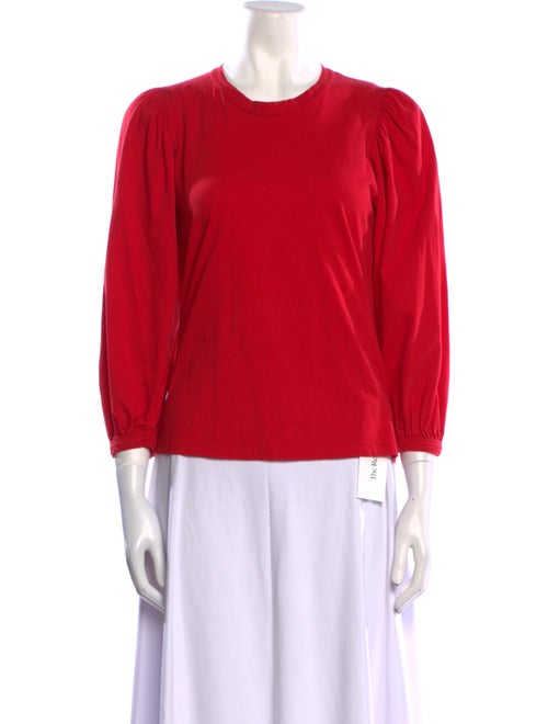 A.L.C. Crew Neck Three-Quarter Sleeve Top