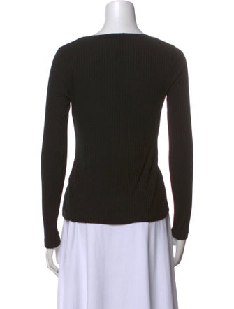 A.L.C. V-Neck Long Sleeve Top