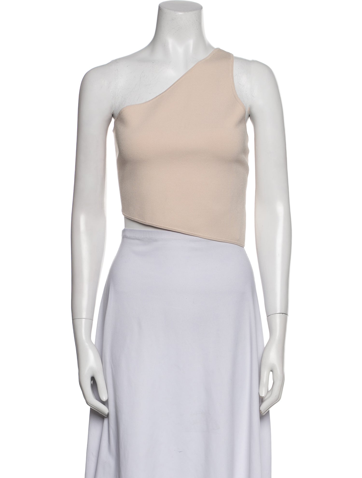 A.L.C. One-Shoulder Sleeveless Crop Top