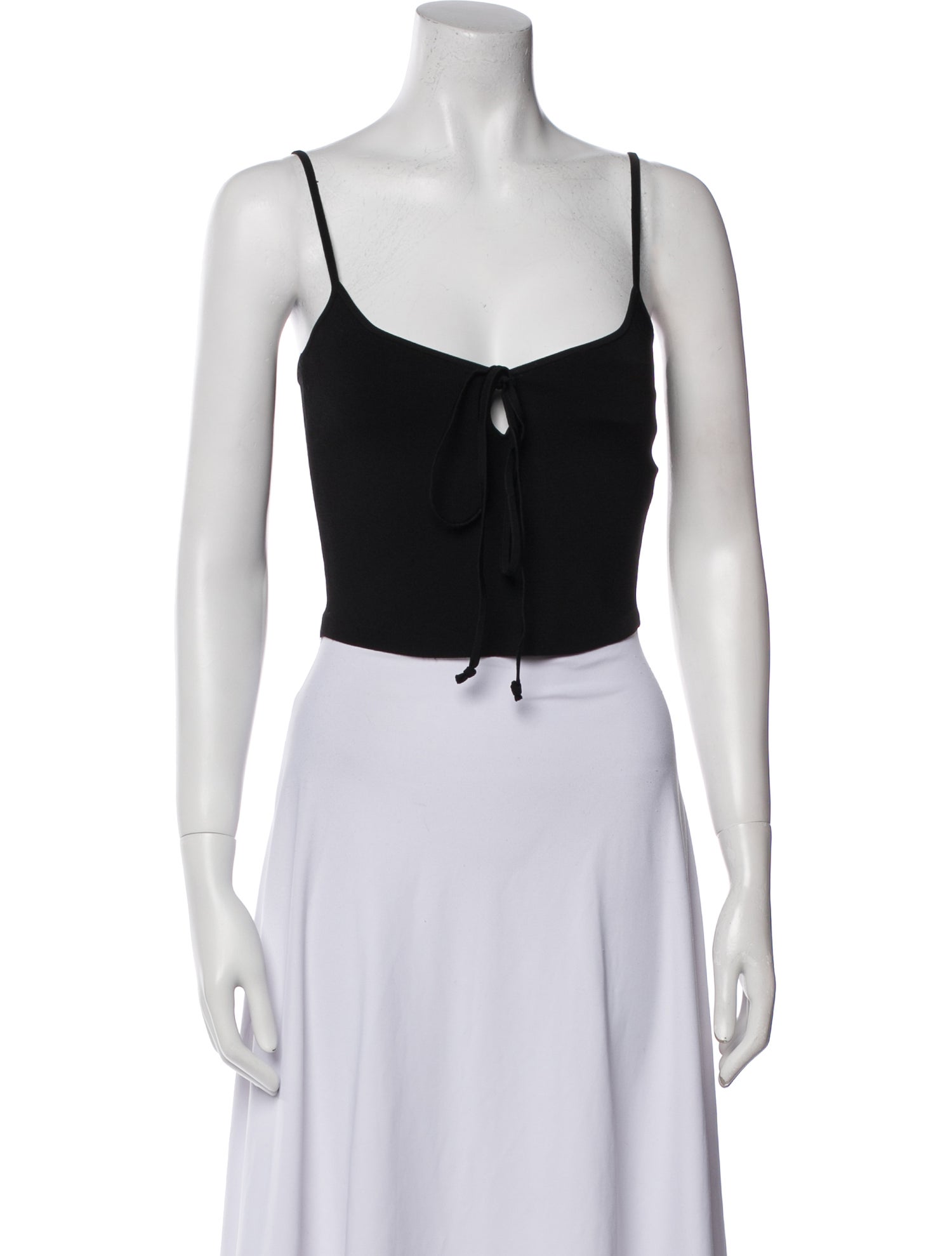 A.L.C. Square Neckline Sleeveless Crop Top