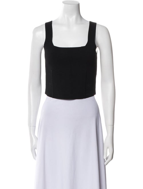 A.L.C. Square Neckline Sleeveless Crop Top