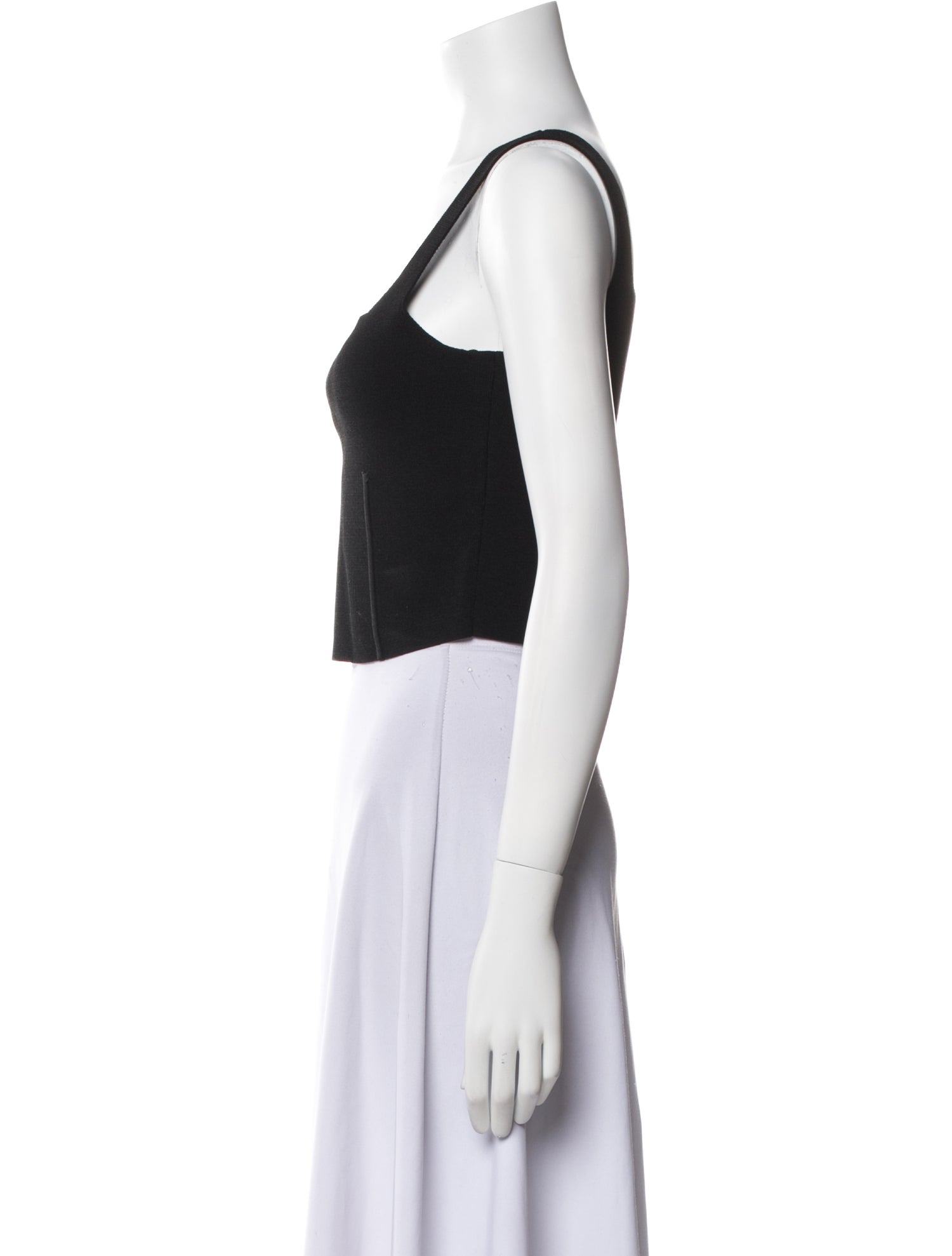 A.L.C. Square Neckline Sleeveless Crop Top